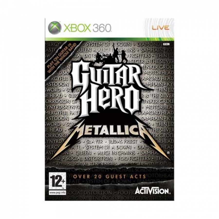 Купить лицензионную игру Guitar Hero: Metallica для Xbox 360 в Минске по  низким ценам с доставкой | DigitalHouse.by