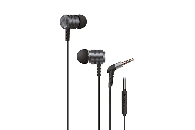Проводная гарнитура 2E X1 Extra Bass с микрофоном, серый