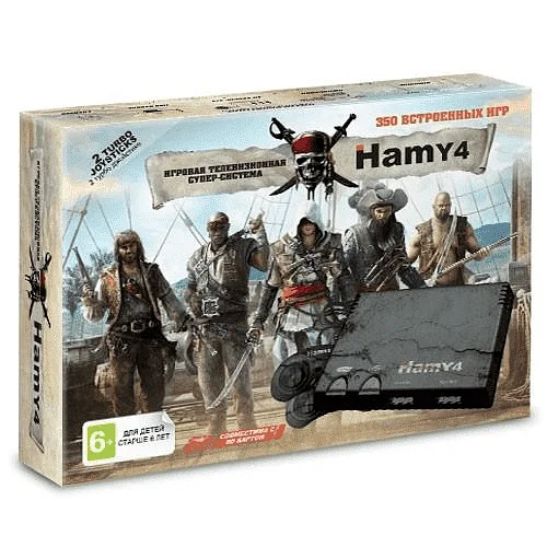 Игровая приставка Hamy 4 (350-in-1) Assassin Creed Black
