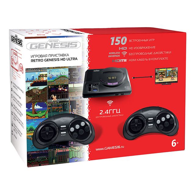 SEGA Retro Genesis HD Ultra + 150 игр