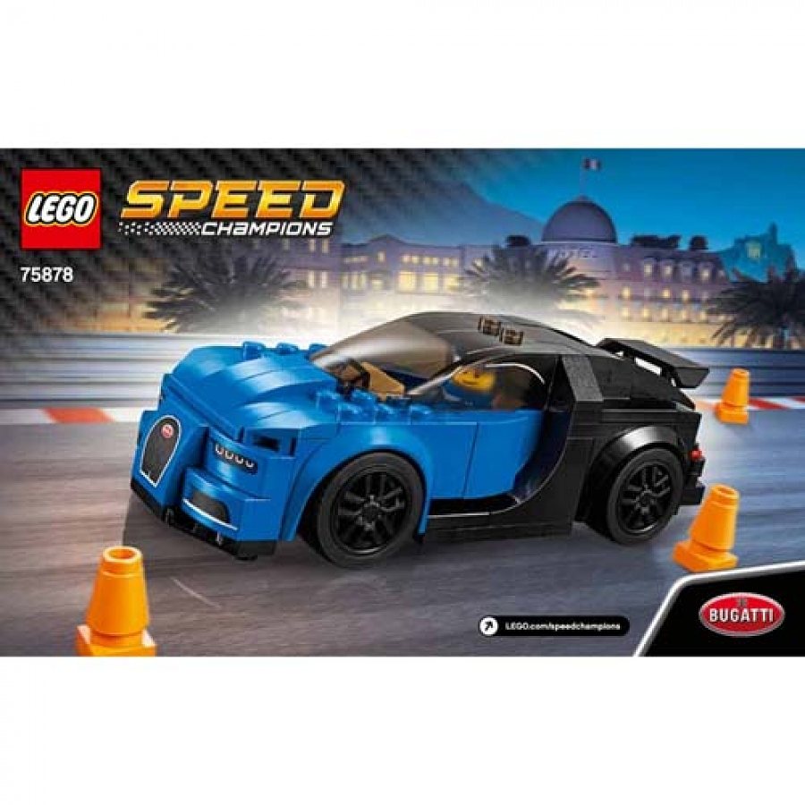 Конструктор LEGO Speed Champions Bugatti Chiron 75878