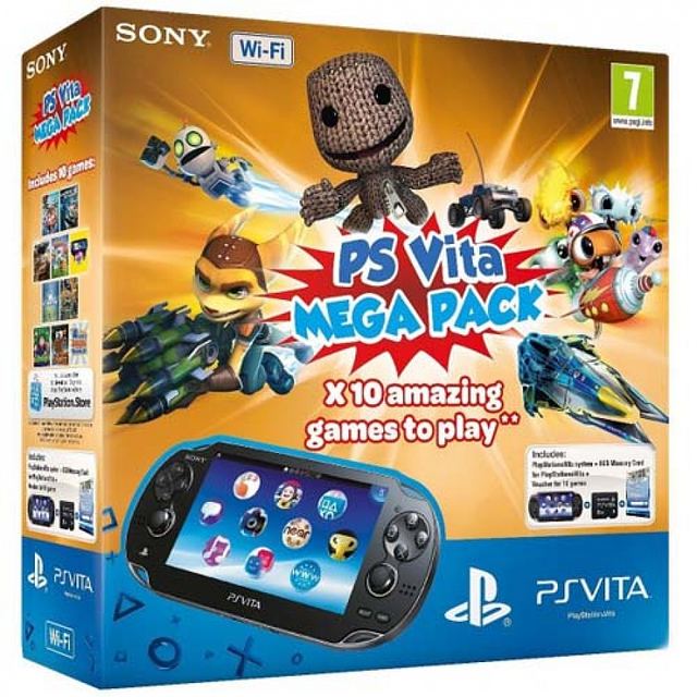 Sony PlayStation Vita Wi-Fi + Карта памяти 8GB + 10 игр