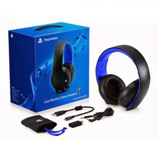 Gold Wireless Stereo Headset
