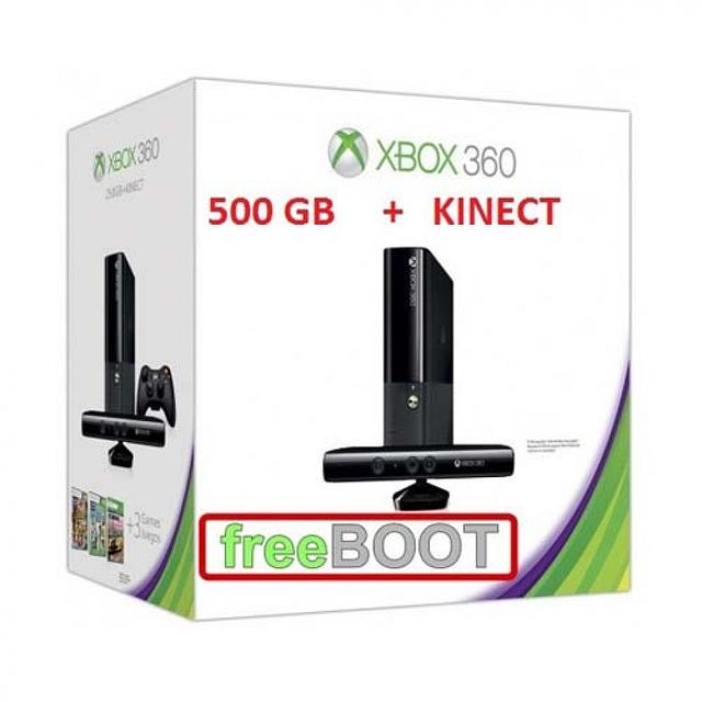 Microsoft Xbox 360 Slim 500Gb (RGH) Reset Glitch Hack+ Kinect