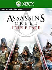 Assassin's Creed Triple Pack: Black Flag, Unity, Syndicate — Xbox One | Xbox Series X|S